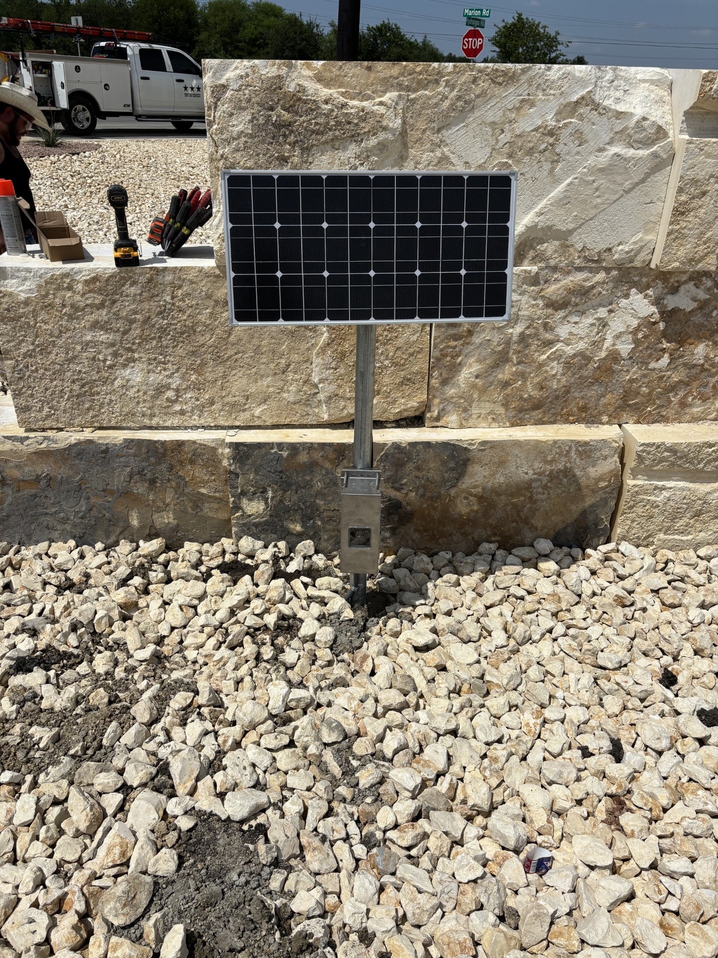 Solar panel installation at commercial site — Tristar Services LLC