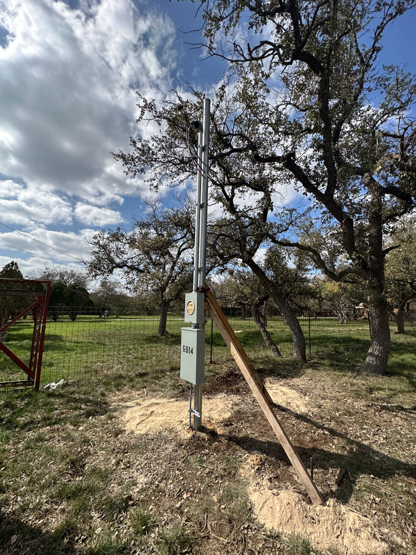 Meter pole detail — Tristar Services LLC