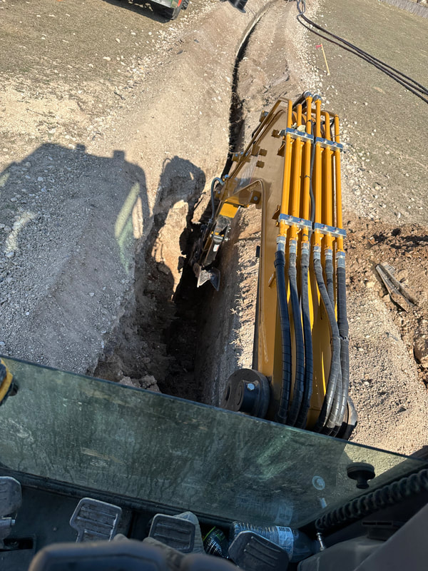 Rocksaw trenching detail — Tristar Services LLC