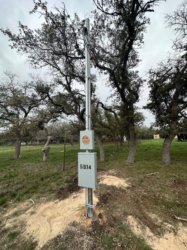Meter pole detail — Tristar Services LLC