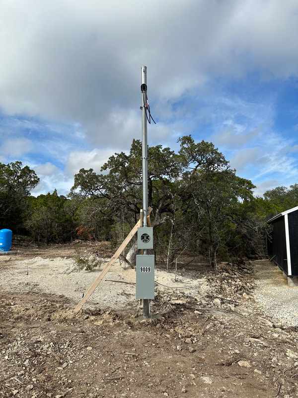 Meter pole detail — Tristar Services LLC